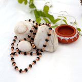 Karungali Mala with Copper Caps (8mm, 54 Beads)