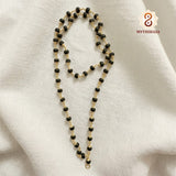 Karungali Mala with Panchaloham Caps (8mm, 54 Beads)
