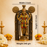 Sree Guruvayoorappan Idol In Brass 4.5 Inch