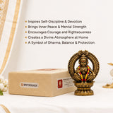 Swami Ayyappa Idol In Brass 3 Inch