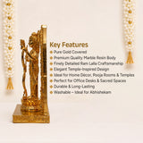 Shree Ram Lalla Gold-Covered Idol (20 Inch)
