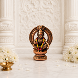 Swami Ayyappa Idol In Brass 2 Inch