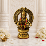 Swami Ayyappa Idol In Brass 3 Inch