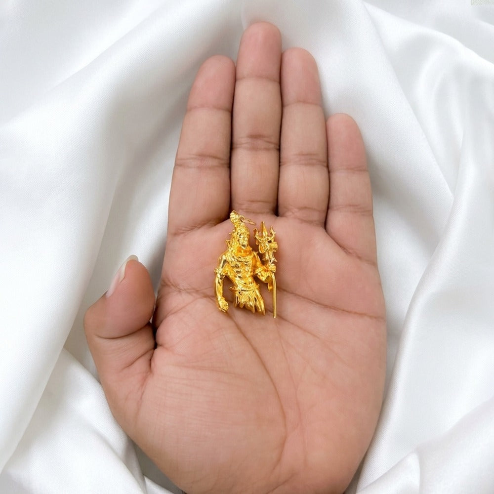 Panchaloham Shiva Trishoola Pendant (Single)